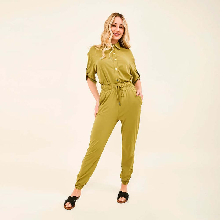 Pantalón Basic Oliva con UPF50+