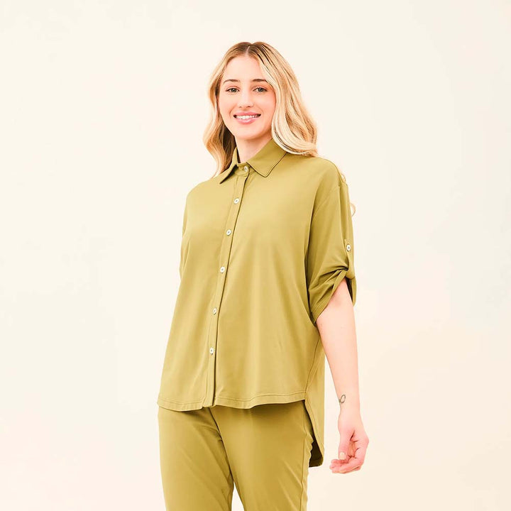 Camisa Copa Oliva con UPF50+