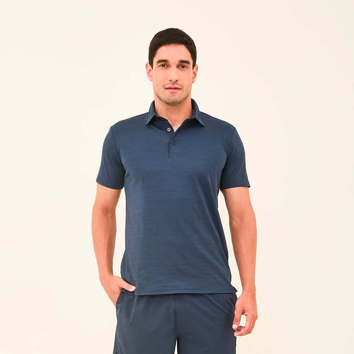 Camisa Polo Mescla con UPF50+