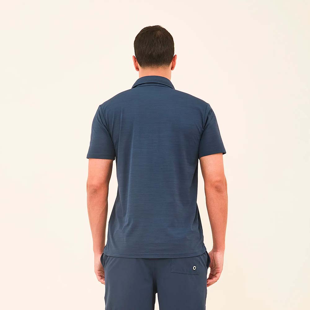 Camisa Polo Mescla con UPF50+