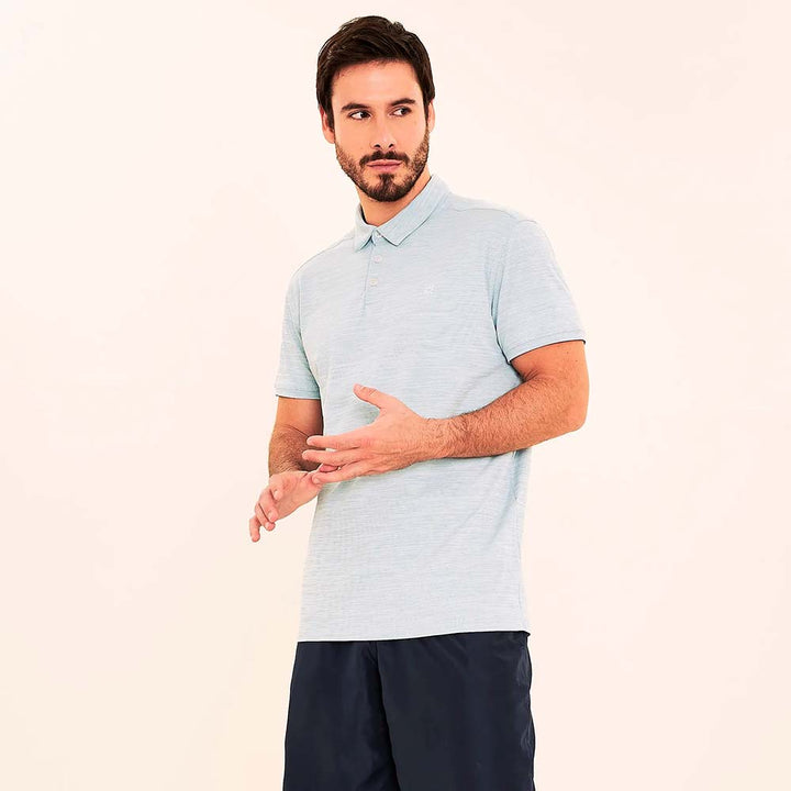 Camisa Polo Mescla con UPF50+