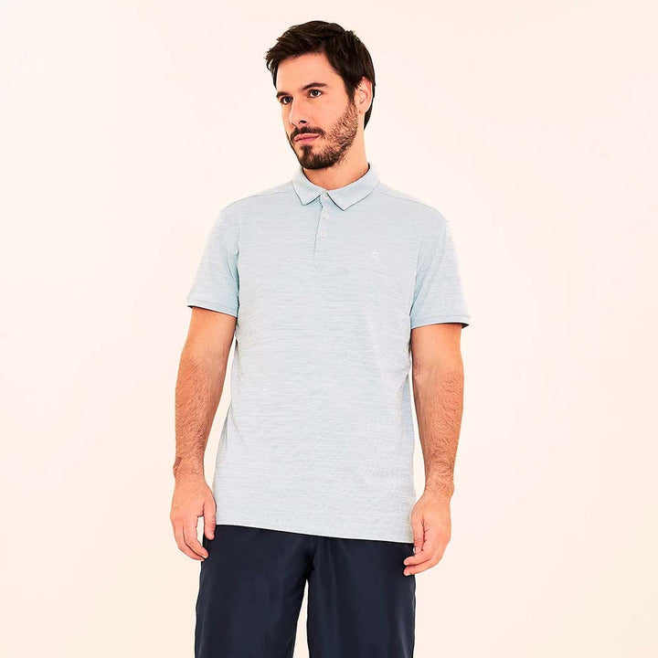 Camisa Polo Mescla con UPF50+