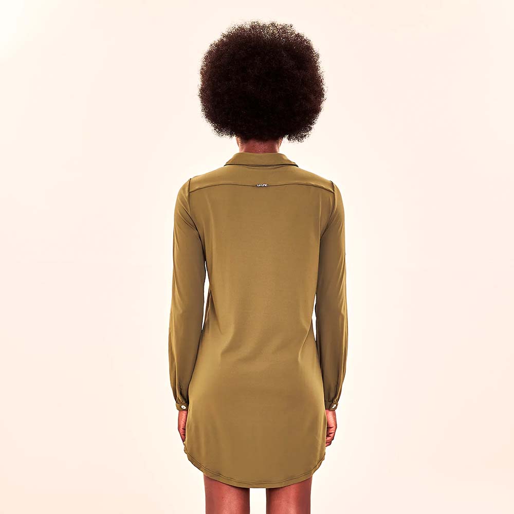 Salida de playa Copenhagen Pistacho con UPF50+