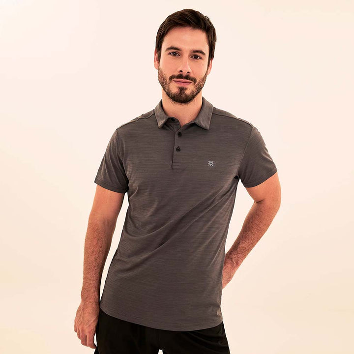 Camisa Polo Mescla con UPF50+