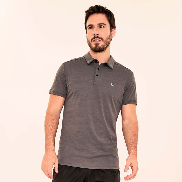 Camisa Polo Mescla con UPF50+