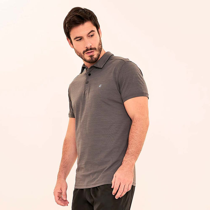 Camisa Polo Mescla con UPF50+