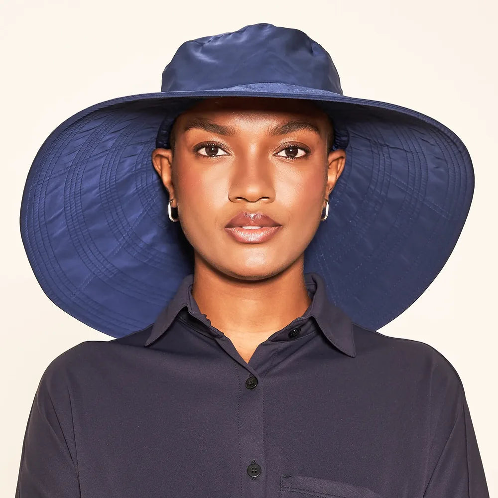 Sombrero Beverly Hills Marino con UPF50+