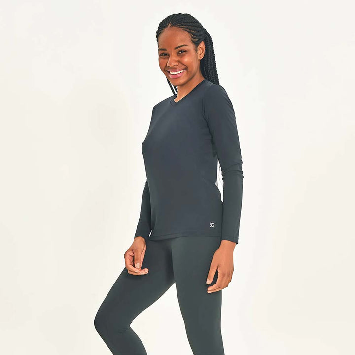 Camiseta Sport Fit Feminina con UPF50+