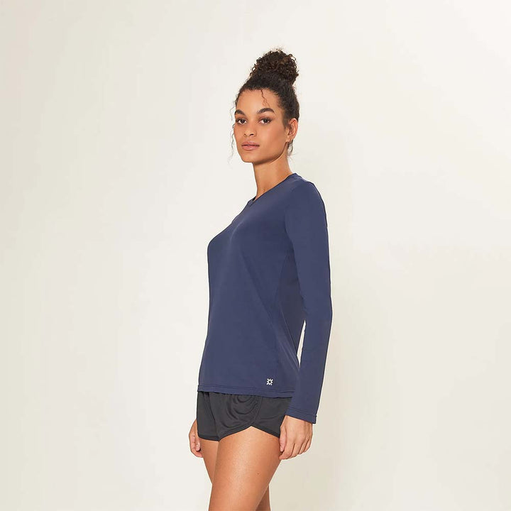 Camiseta Sport Fit Feminina con UPF50+