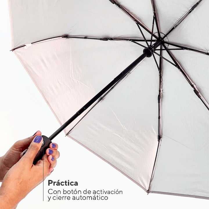 Sombrilla Auto Silver con UPF50+