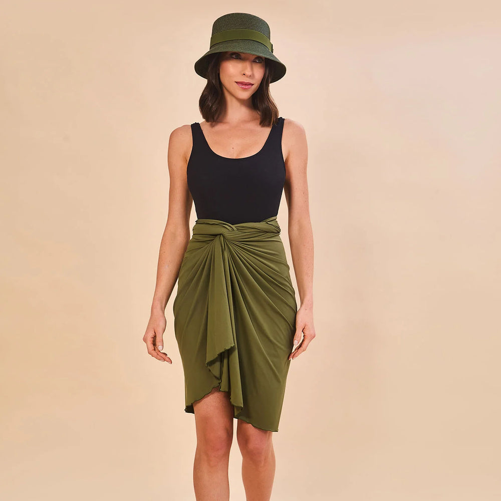 Sombrero Cap Ferrat Verde Militar con UPF50+