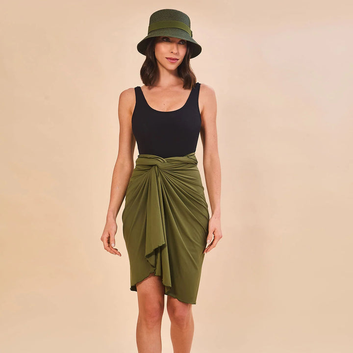 Sombrero Cap Ferrat Verde Militar con UPF50+