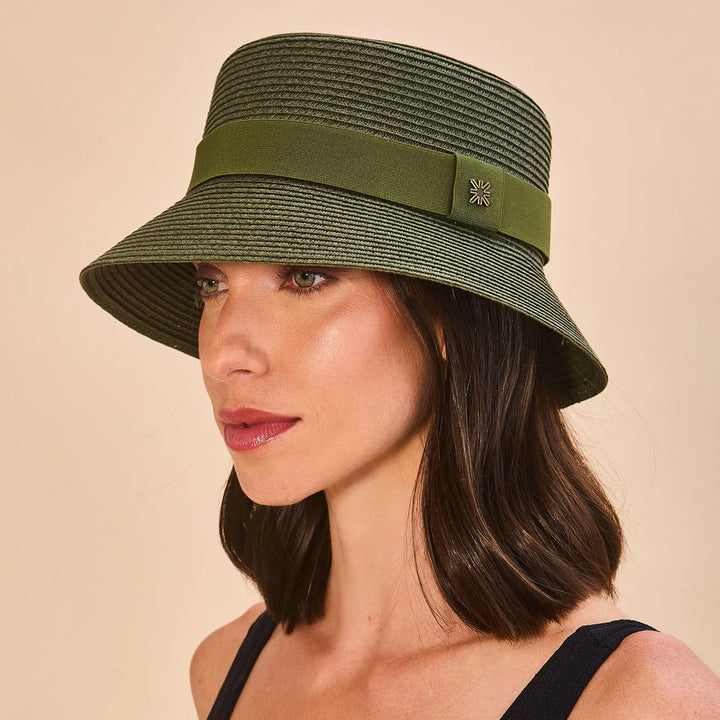 Sombrero Cap Ferrat Verde Militar con UPF50+