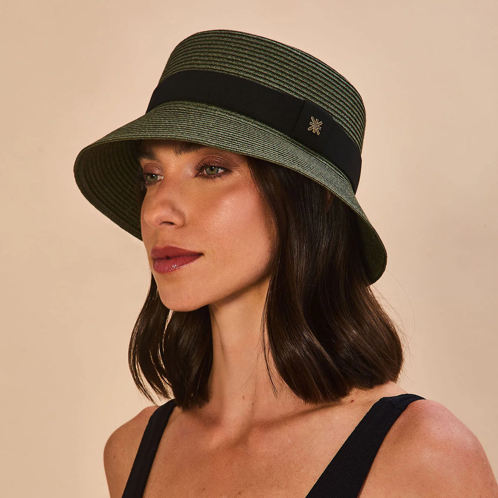 Sombrero Cap Ferrat Verde Militar con UPF50+