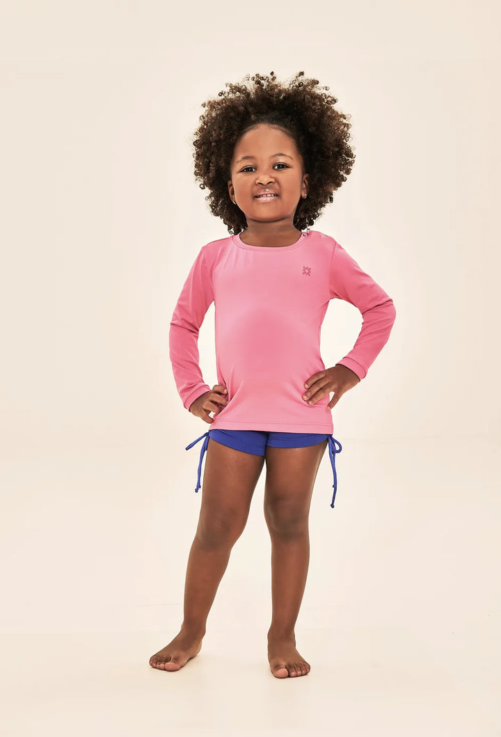 Camiseta Baby Chicle Fluorescente con UPF50+
