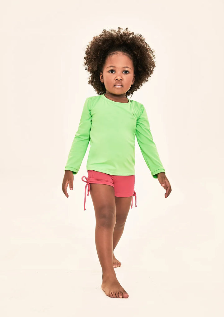 Camiseta Baby Limón Fluorescente con UPF50+