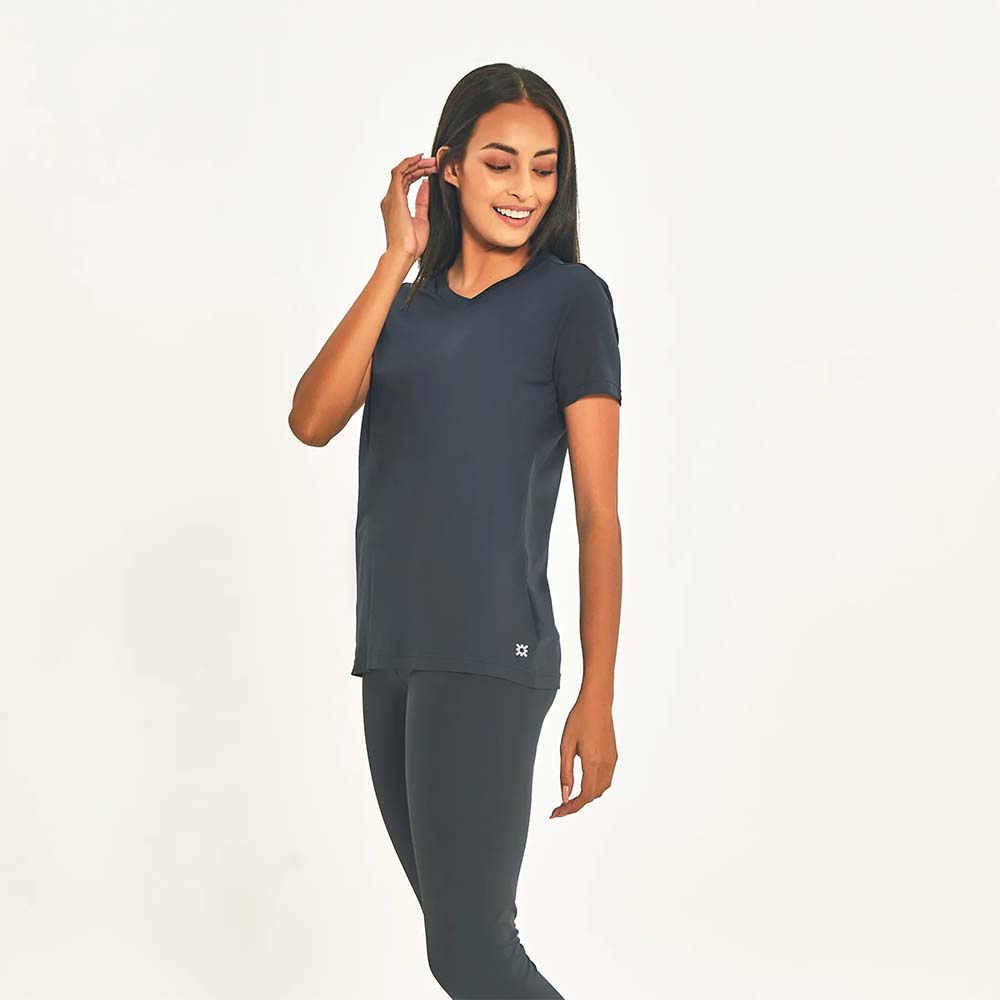 Camiseta Sport Fit Feminina con UPF50+