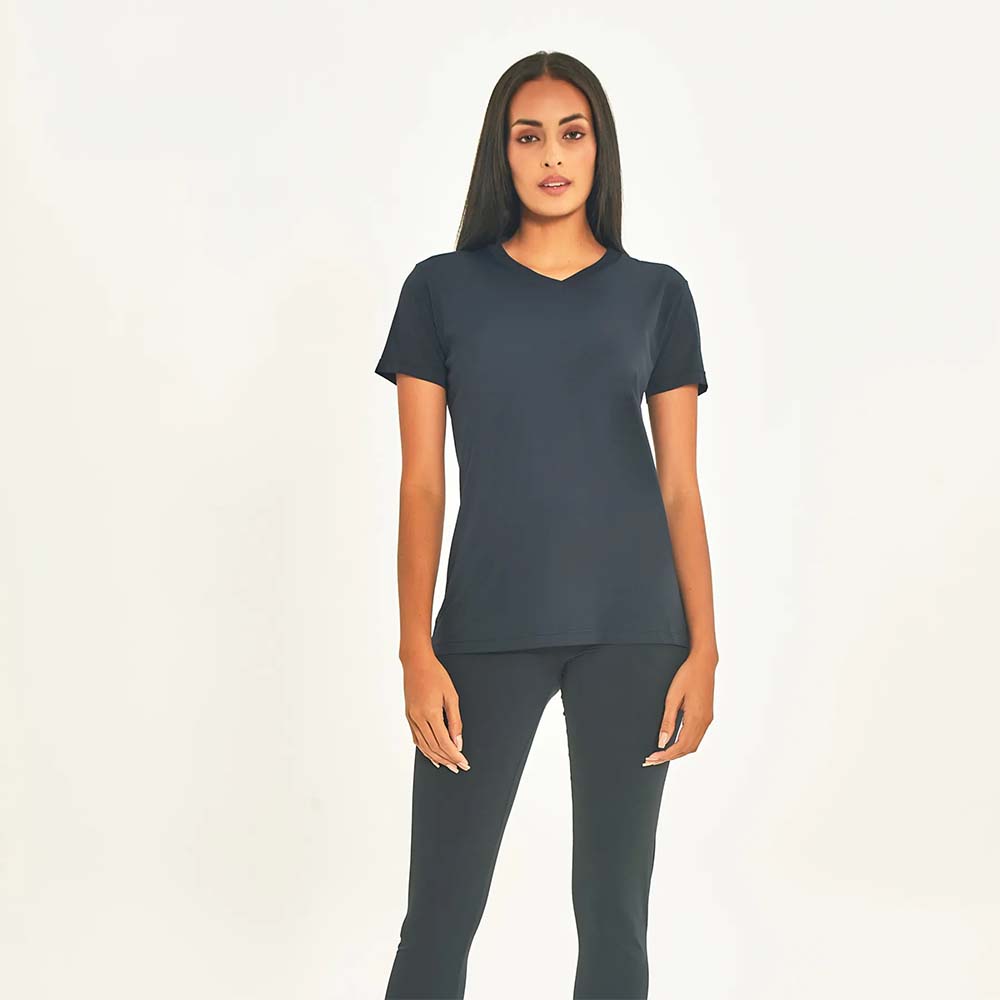 Camiseta Sport Fit Feminina con UPF50+